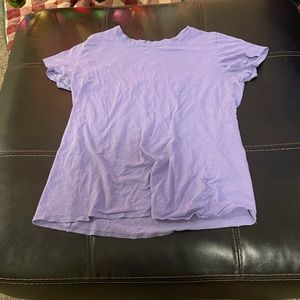 Victoria Secret Pink purple t-shirt. Size medium.